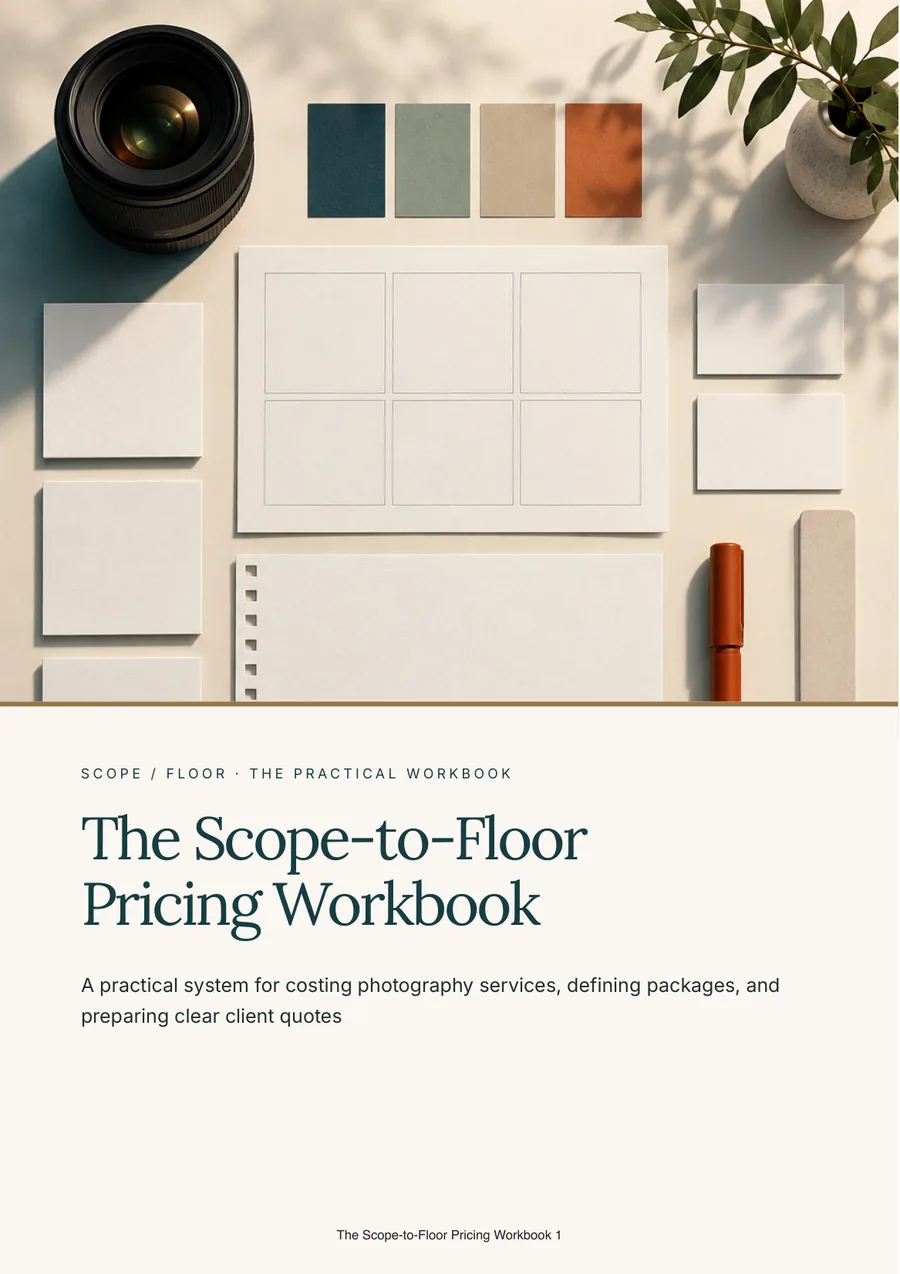 Cover of The Scope-to-Floor Pricing Workbook